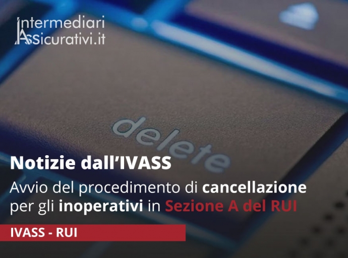 Avvio del procedimento di cancellazione sezione A